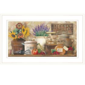 "Antique Kitchen" By Ed Wargo, Ready to Hang Framed Print, White Frame