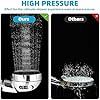 High Pressure Shower Head, 3-Settings Handheld Showerhead with ON/Off Full Shutoff Push Button and Switch to Control Flow