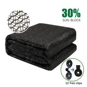 10ft*20ft Black Shade Net Fabric Provides Efficient Shading, Premium Materials, And An Enhanced Plant Growth Environment. (Option: 10ft20ft)
